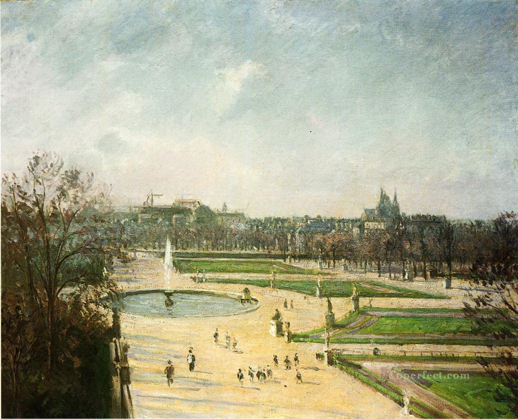 Los jardines de las Tullerías sol de la tarde 1900 Camille Pissarro Pintura al óleo